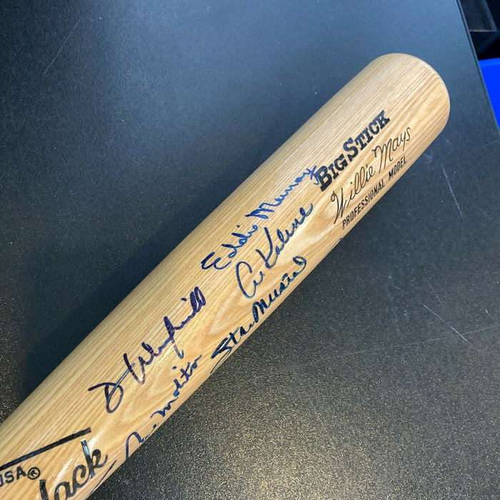 3,000 Hit Club Signed Bat 13 Sigs Willie Mays Hank Aaron Carl Yastrzemski JSA