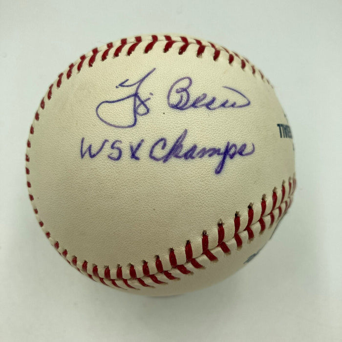 Yogi Berra 10X World Series Champ Signed Major League Baseball JSA COA