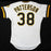 1989 Bob Patterson Pittsburgh Pirates Game Used Home Jersey MEARS COA A10