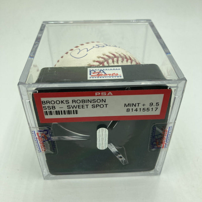 Brooks Robinson HOF 1983 Signed Major League Baseball PSA DNA Graded 9.5 MINT+
