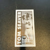 Beautiful Tom Seaver Signed New York Mets Game Model Baseball Hat JSA COA