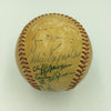 1950 NY Yankees World Series Champs Team Signed Baseball Joe Dimaggio JSA COA