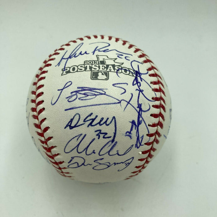 2013 Detroit Tigers Team Signed Baseball Justin Verlander Max Scherzer JSA COA