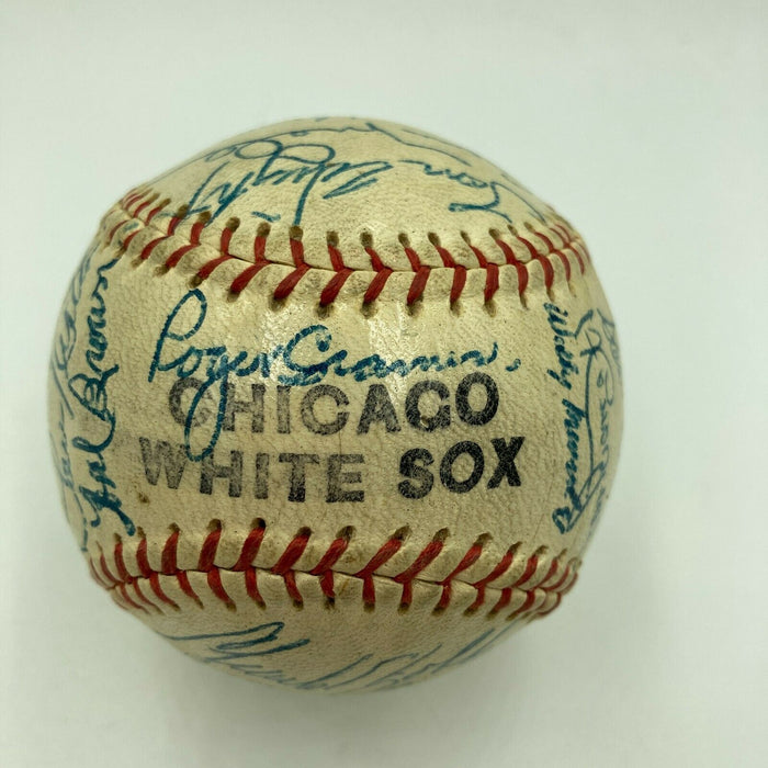 1954 Chicago White Sox Team Signed Autographed Baseball With Nellie Fox
