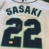 Kazuhiro Sasaki Rookie Signed 2001 Seattle Mariners All Star Game Jersey JSA COA