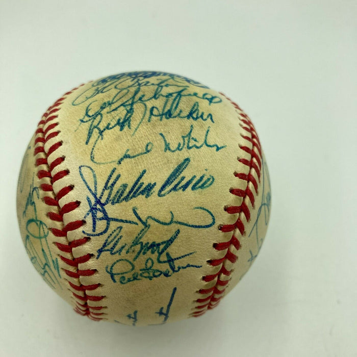 1993 Toronto Blue Jays World Series Champs Team Signed Baseball JSA COA