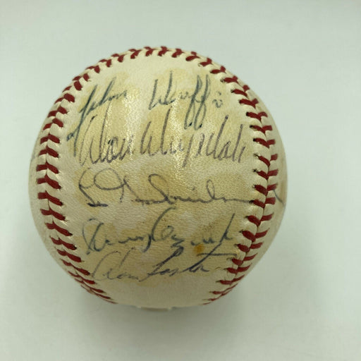 1969 Los Angeles Dodgers Team Signed Baseball Don Drysdale Walt Alston