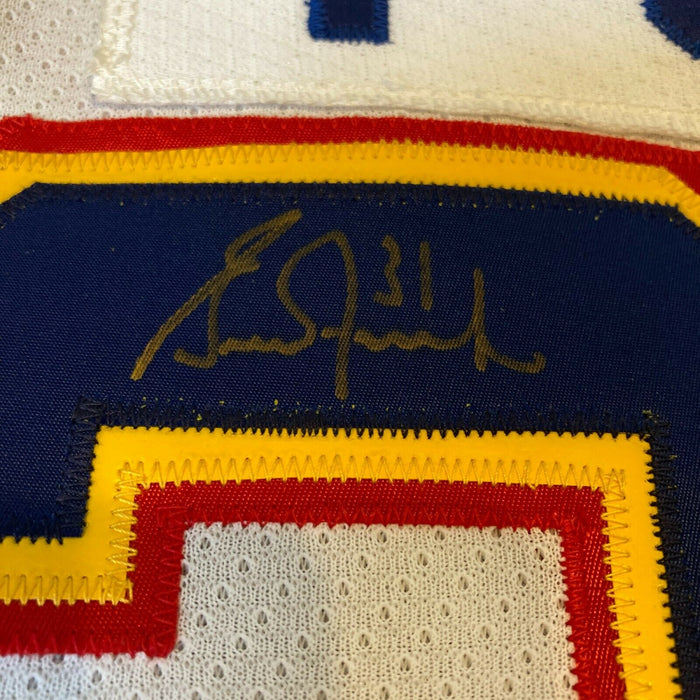 Grant Fuhr Signed Authentic St. Louis Blues Game Model Jersey With JSA COA