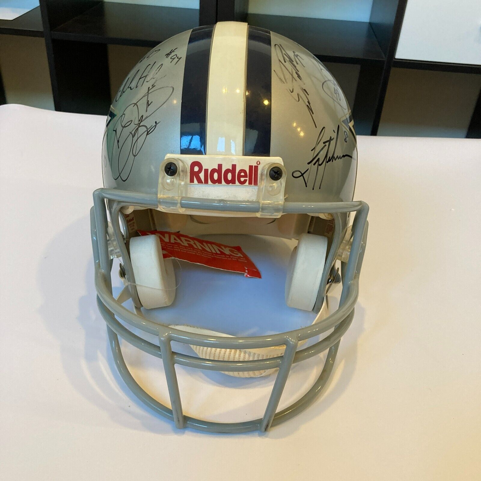 1995 Dallas Cowboys Super Bowl Champs Team Signed Authentic Helmet PSA —  Showpieces Sports