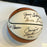 Julius Erving Clyde Drexler John Havlicek NBA HOF Legends Signed Basketball JSA