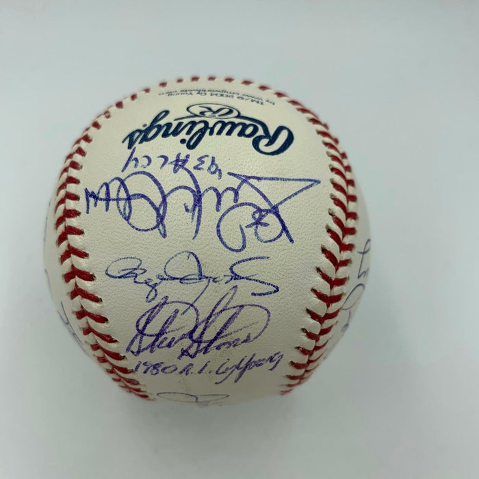 Cy Young Winner Signed Baseball Pedro Martinez Roger Clemens 9 Sigs With JSA COA