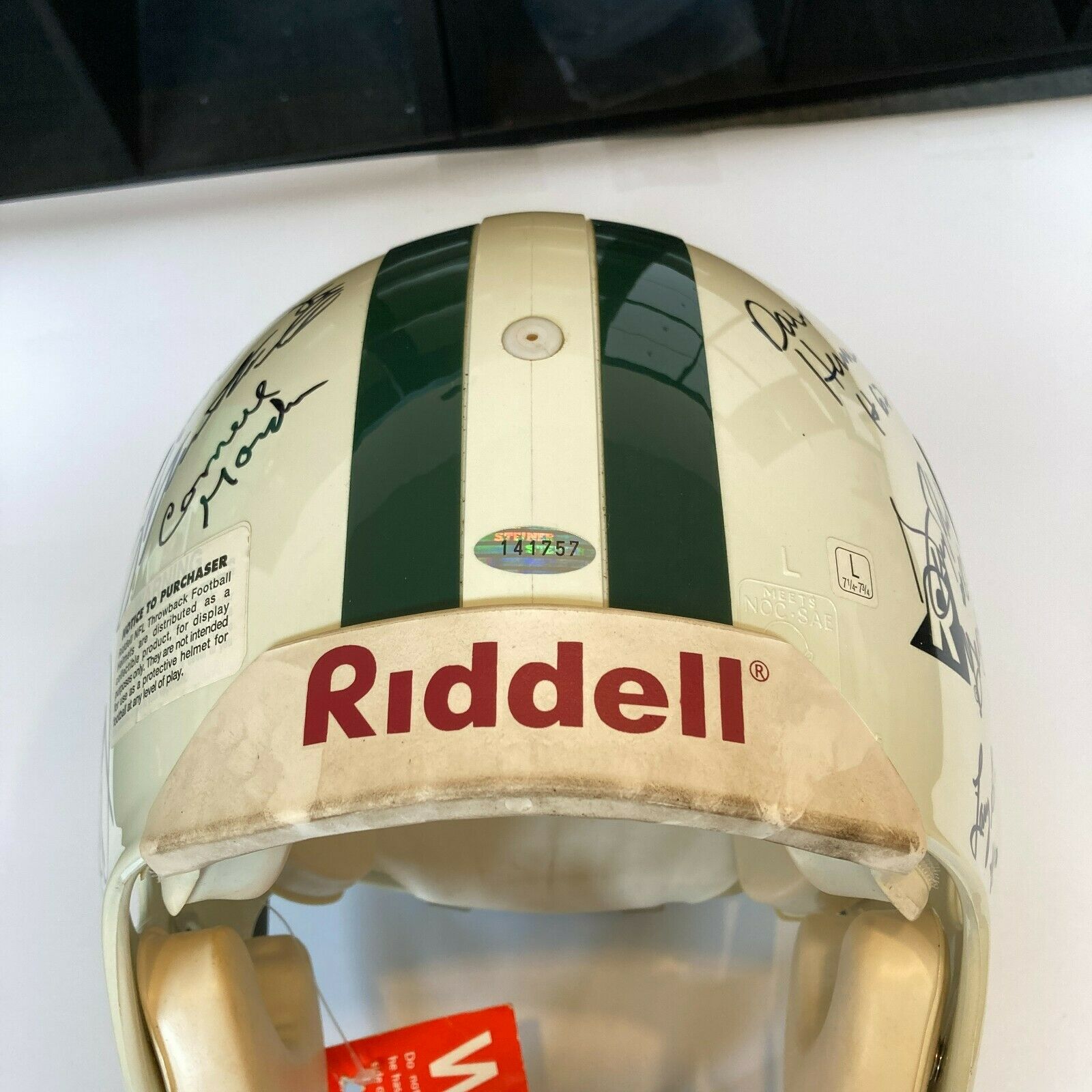 1969 New York Jets Super Bowl Champs Team Signed Full Size Helmet Stei —  Showpieces Sports