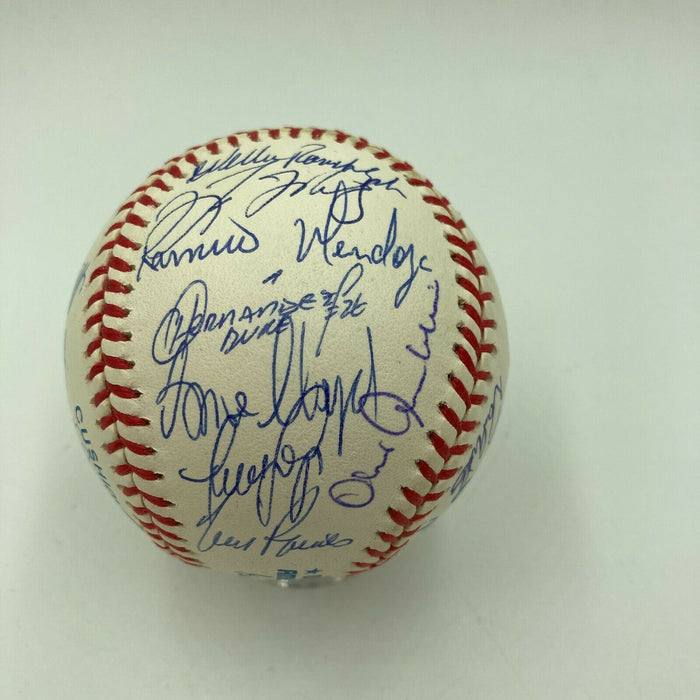 The Finest 1998 Yankees W.S. Champs Team Signed Baseball Derek Jeter Steiner COA