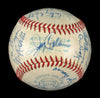 Beautiful 1920's-50's Yankees Legends HOF Signed AL Baseball 25 Sigs JSA COA