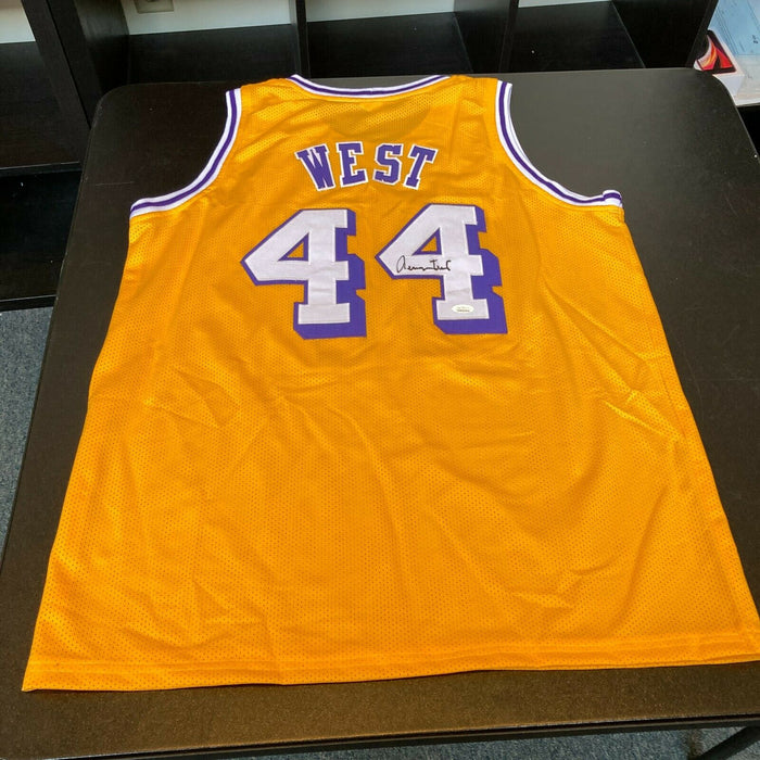 Jerry West Signed Los Angeles Lakers Mr. Clutch Jersey With JSA COA