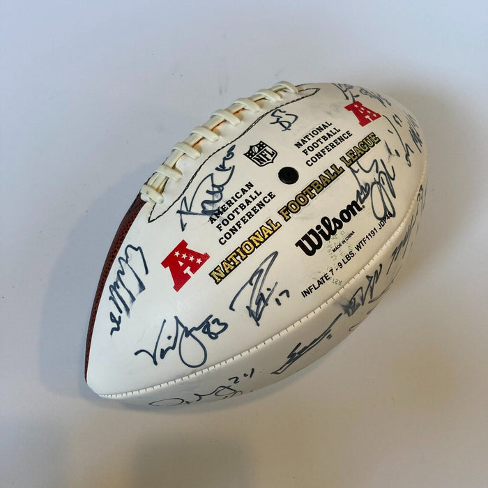 2012 Pro Bowl AFC Team Signed Football Ben Roethlisberger JSA COA