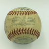 Beautiful 1961 NY Yankees Team Signed Baseball Mickey Mantle Roger Maris JSA