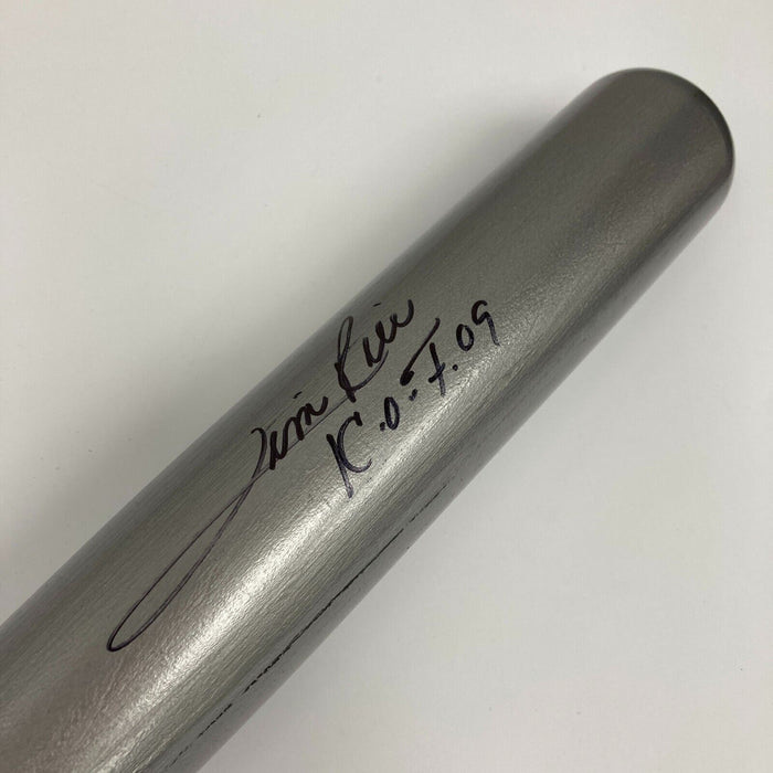 Carlton Fisk "Stay Fair! Stay Fair!" Signed Cooperstown Baseball Bat JSA COA