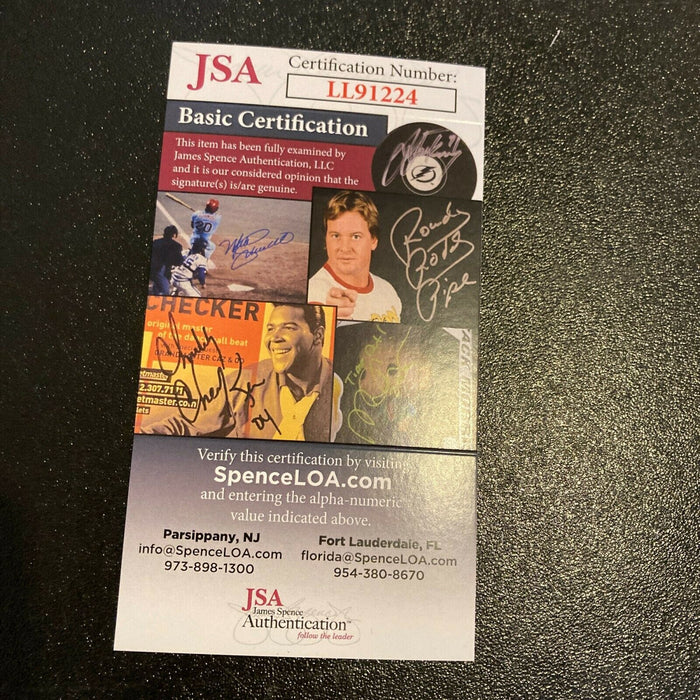 Burt Young & Tony Munafo Signed Rocky V VHS Movie With JSA COA
