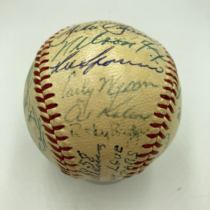 Mickey Mantle 1958 All Star Game Team Signed American League Baseball JSA COA