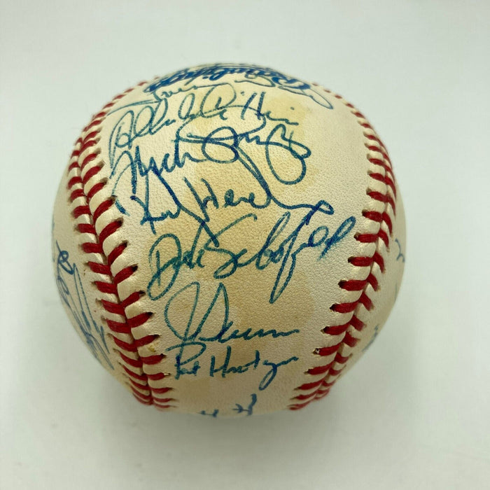 1993 Toronto Blue Jays World Series Champs Team Signed W.S. Baseball JSA COA