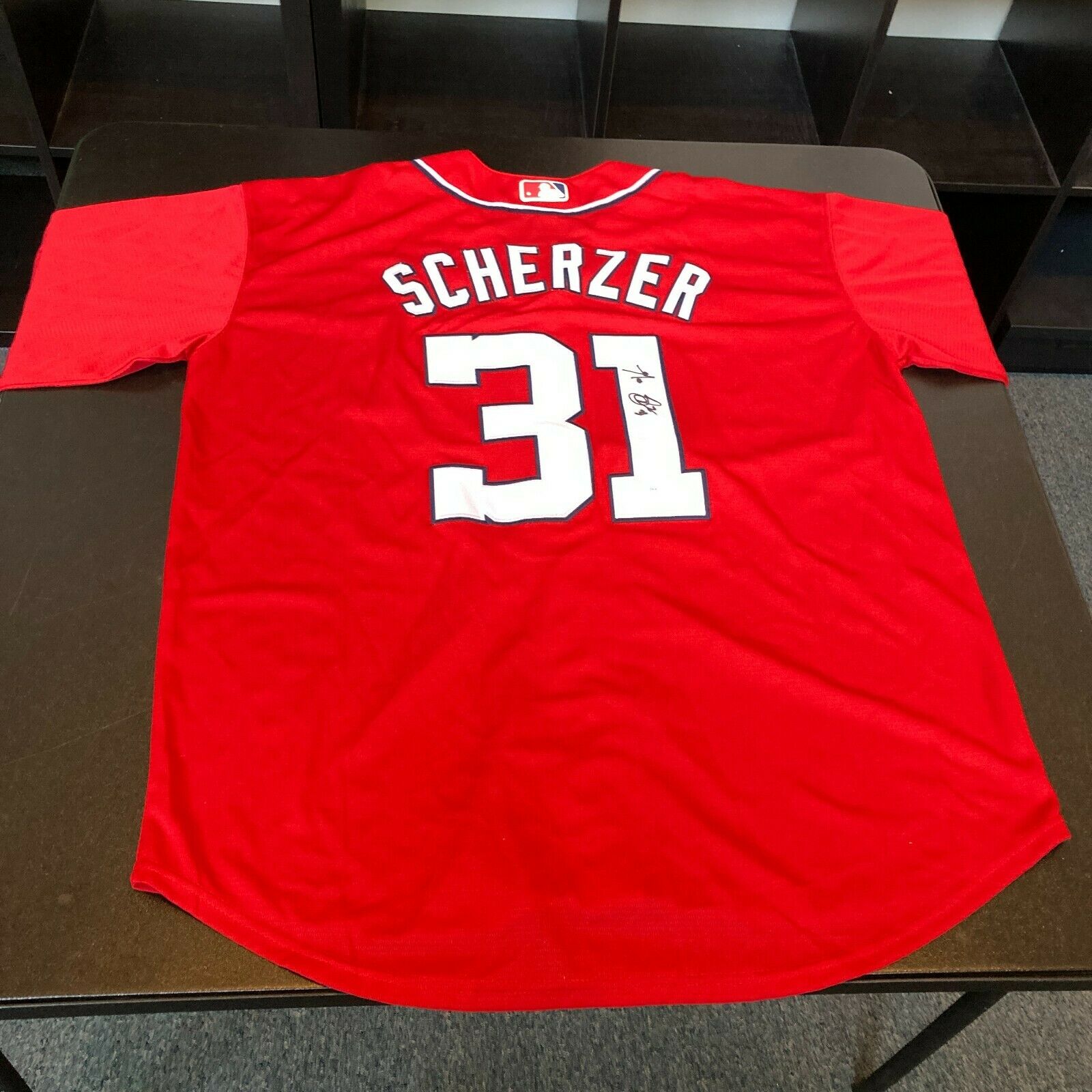 Max Scherzer Washington Nationals Autographed Jersey JSA Certified