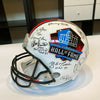 Beautiful Joe Montana HOF Multi Signed Full Size Football Helmet 21 Sigs JSA COA