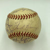 1957 Milwaukee Braves World Series Champs Team Signed Baseball Hank Aaron JSA