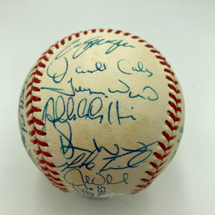 1993 Toronto Blue Jays World Series Champs Team Signed W.S. Baseball JSA COA