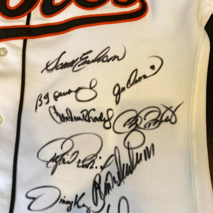 1998 Baltimore Orioles Team Signed Authentic Game Jersey Cal Ripken Jr. JSA COA