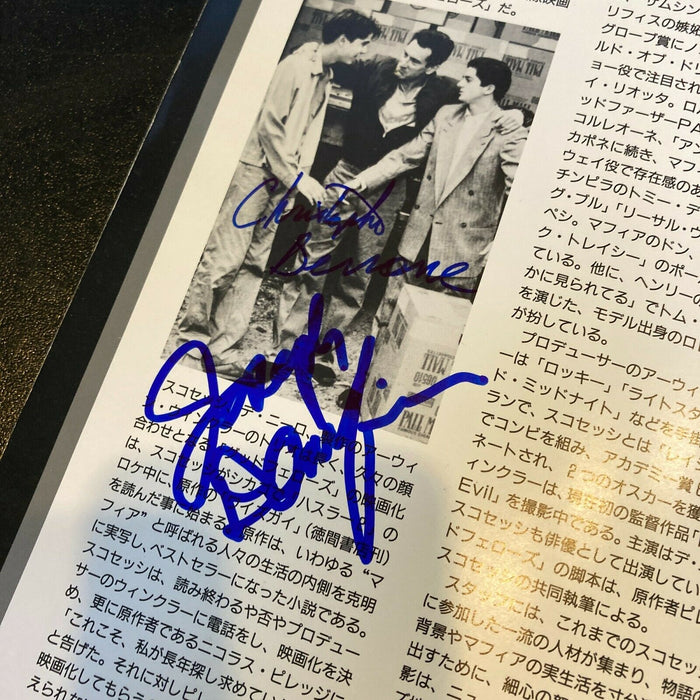 Rare Goodfellas Cast Signed 8x11 Magazine 15 Sigs Joe Pesci With JSA COA Photo