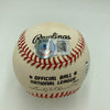 Steve Carlton Signed Heavily Inscribed STAT National League Baseball Beckett