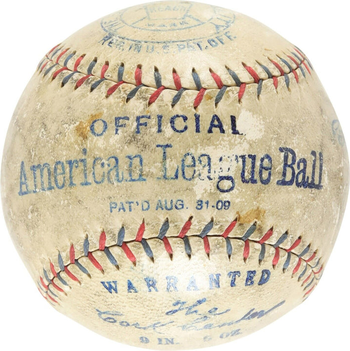 George Sisler Single Signed 1920's Official American League Baseball PSA DNA COA