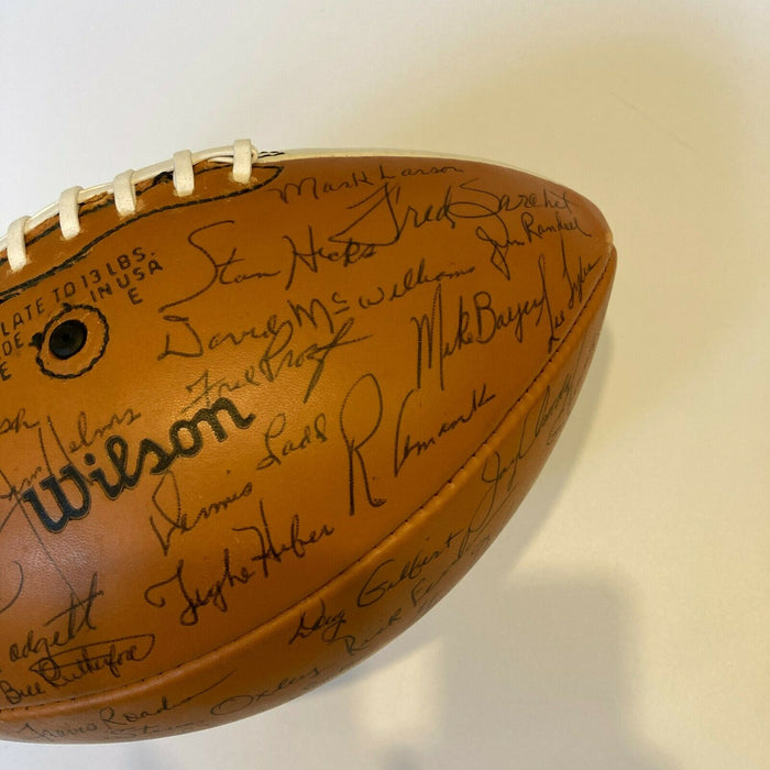 1972 Texas Longhorns Team Signed Presentation Football