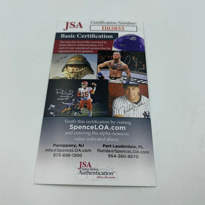 Reggie Jackson Hall Of Fame Signed Heavily Inscribed Baseball With JSA COA