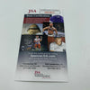 Reggie Jackson Hall Of Fame Signed Heavily Inscribed Baseball With JSA COA