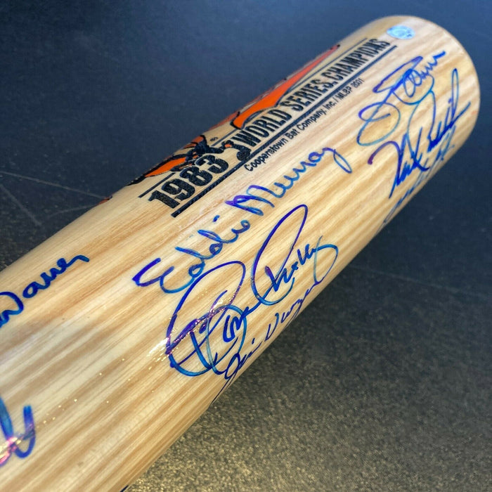 1983 Baltimore Orioles World Series Champs Team Signed Baseball Bat MLB Hologram