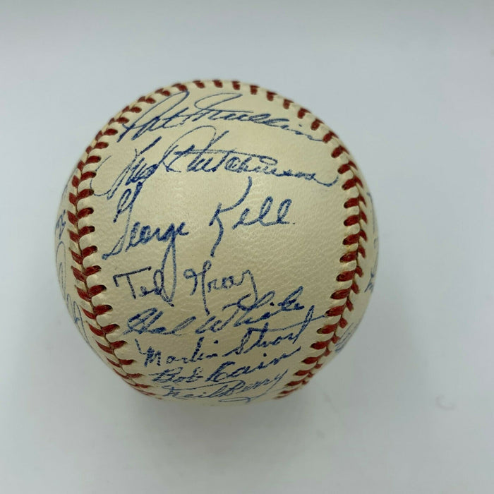 Beautiful 1951 Detroit Tigers Team Signed Baseball 29 Sigs With JSA COA