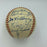 Beautiful 1951 Detroit Tigers Team Signed Baseball 29 Sigs With JSA COA