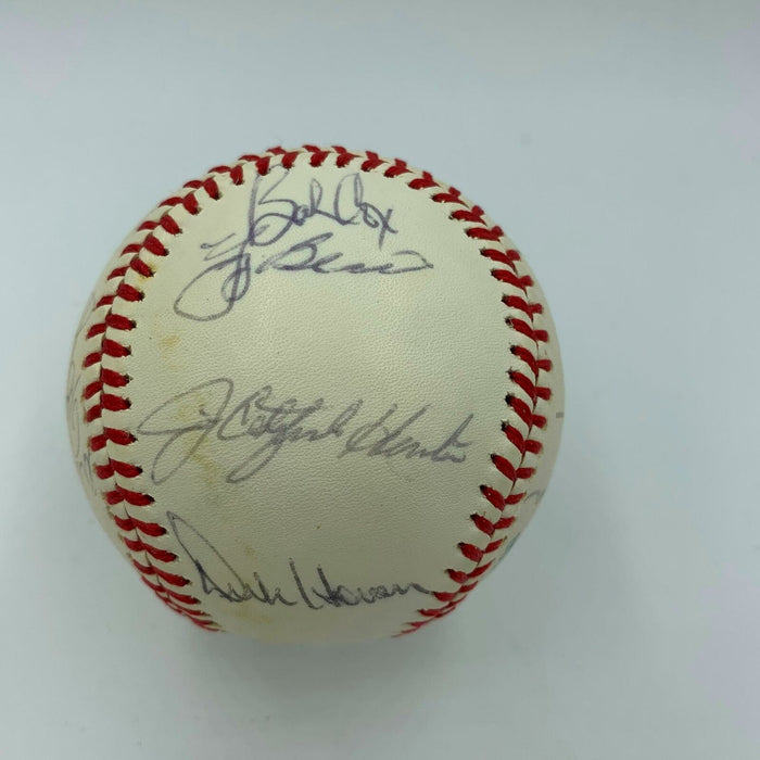 1977 New York Yankees World Series Champs Team Signed Baseball With JSA COA