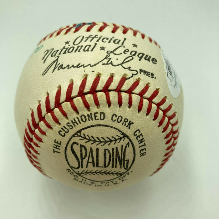 Elvin Hayes Playing Days Jan 1, 1970 Signed National League Giles Baseball JSA