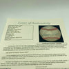 Walt Alston "Smokey" Single Signed Vintage 1950's Baseball With JSA COA