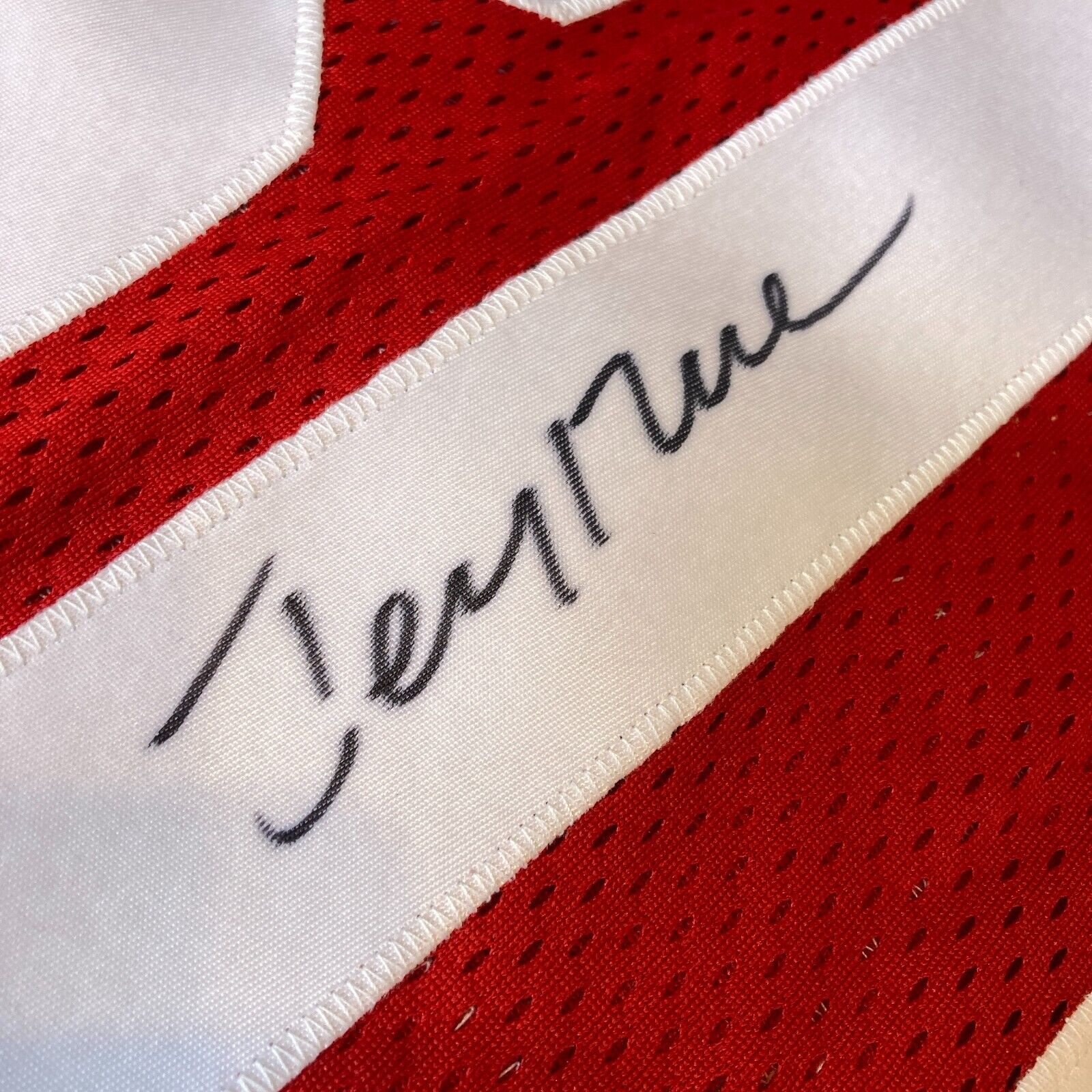 Jerry Rice Signed Split Jersey (JSA COA)