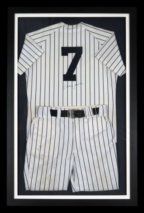 Magnificent Mickey Mantle Signed New York Yankees Uniform Jersey & Pants JSA COA