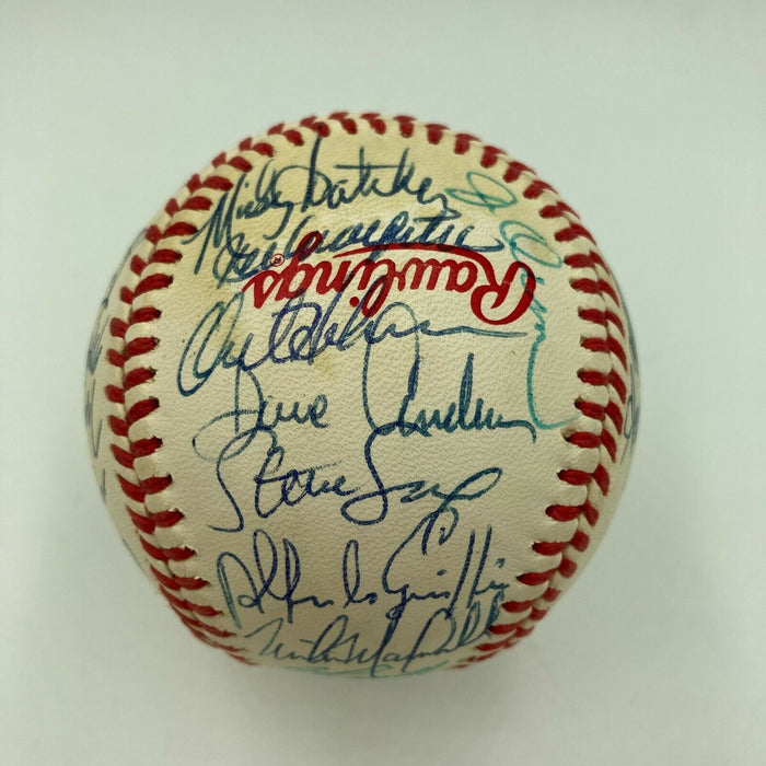 Beautiful 1988 Los Angeles Dodgers World Series Champs Team Signed Baseball JSA