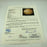 Satchel Paige Single Signed Vintage Official National League Baseball JSA COA