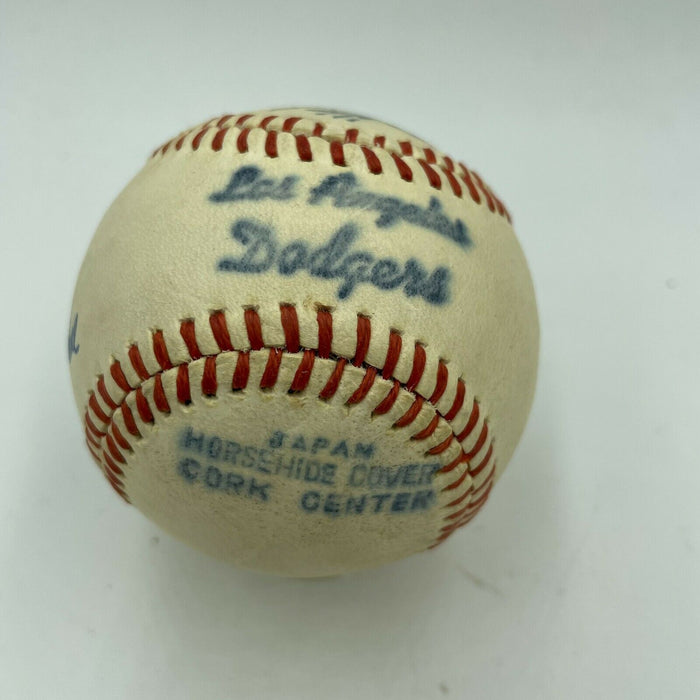 Don Drysdale 1968 All Star Game Vintage Souvenir Baseball Facsimile Signed