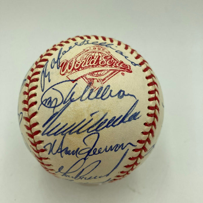1992 Atlanta Braves NL Champs Team Signed Official World Series Baseball JSA COA