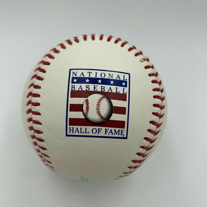 Reggie Jackson Hall Of Fame Signed Heavily Inscribed Baseball With JSA COA