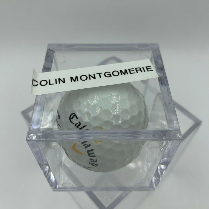 Colin Montgomerie Signed Autographed Golf Ball PGA With JSA COA